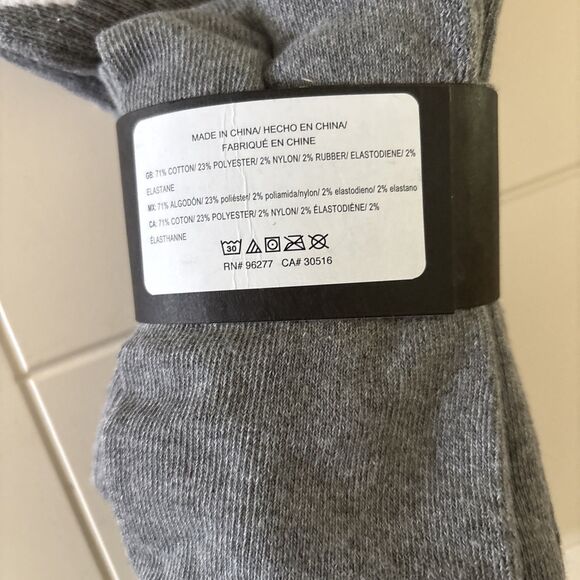 VANS Socks 3 Pairs Gray Off the Wall Cotton Half Crew Socks Men’s Size 9.5-13 - Picture 6 of 7